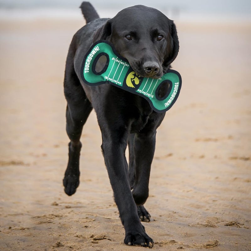Pets First NCAA Football Field Dog Toy with Squeaker. - Iowa Hawkeyes - for Tug, Toss, and Fetch. - Tough& Durable PET Toy - Image 2